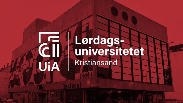 Bildet viser arrangementets logo og bygningen til Teateret 