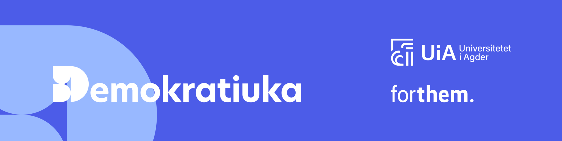 Banner for demokratiuka