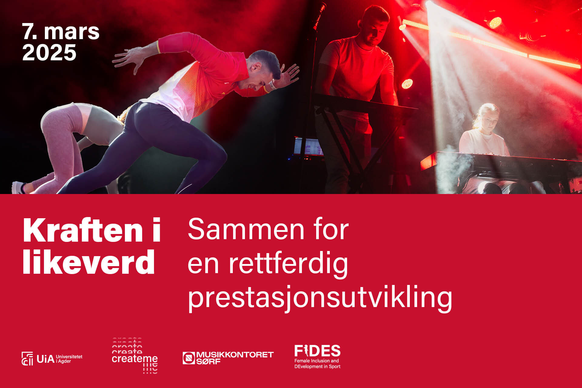 Bildet kan inneholde: reklame, underholdning, logo, performing arts.