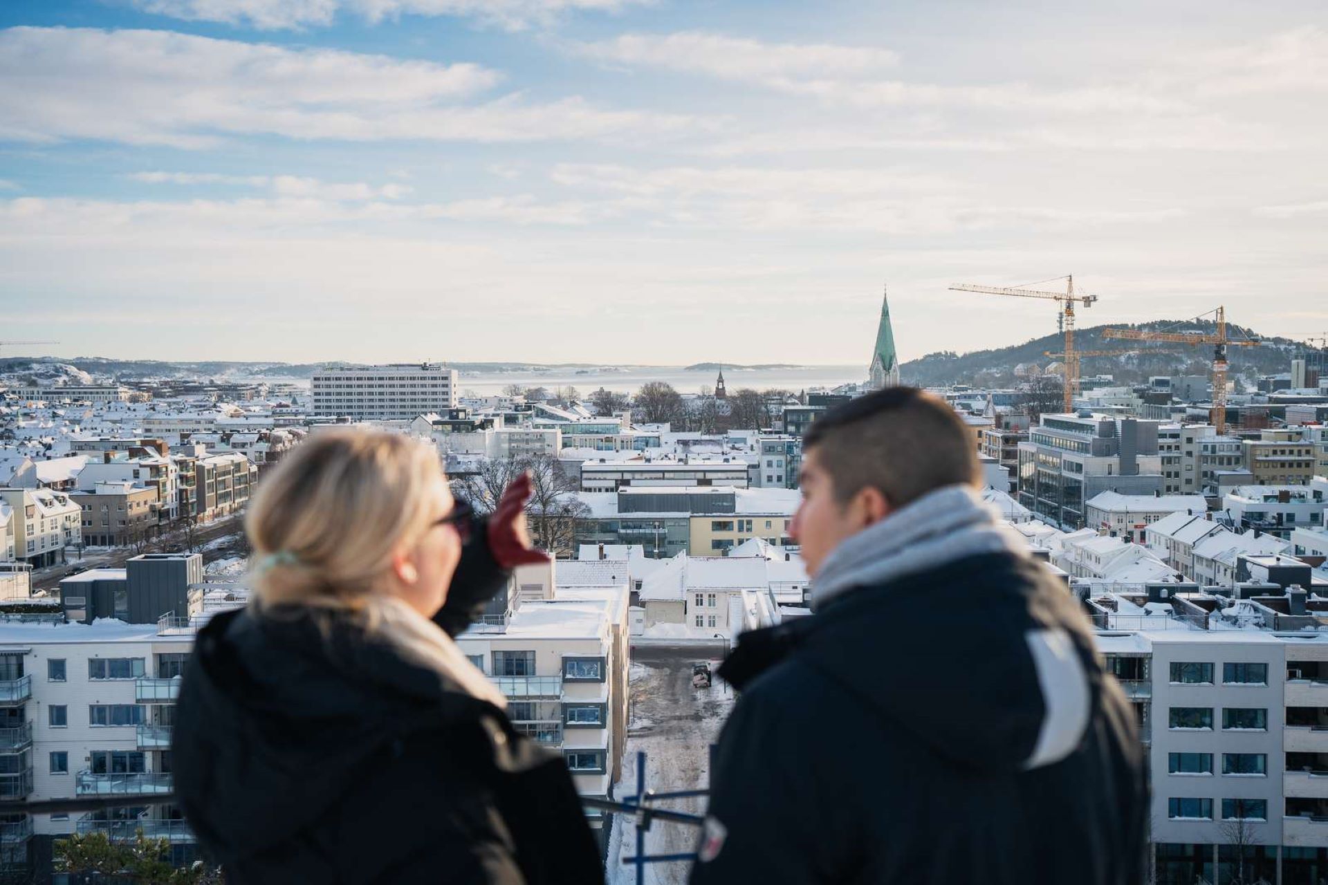 Bildet kan inneholde: himmel, sky, bygning, reise, tårn.