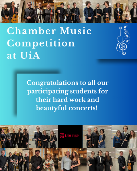 Poster for Chamber Music Contest
