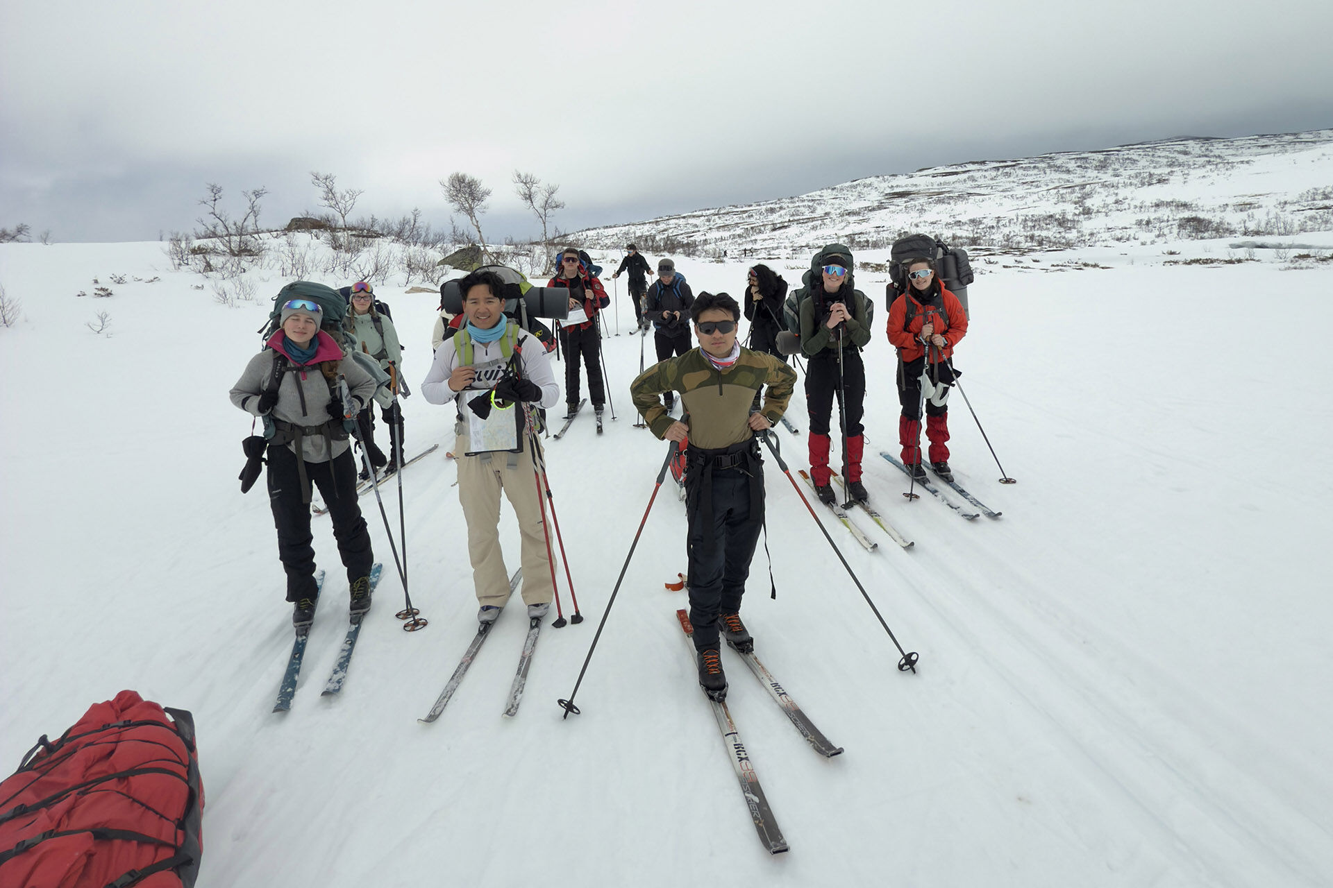 Image may contain: Ski pole, Ski Equipment, Snow, Winter sports, Adventure.