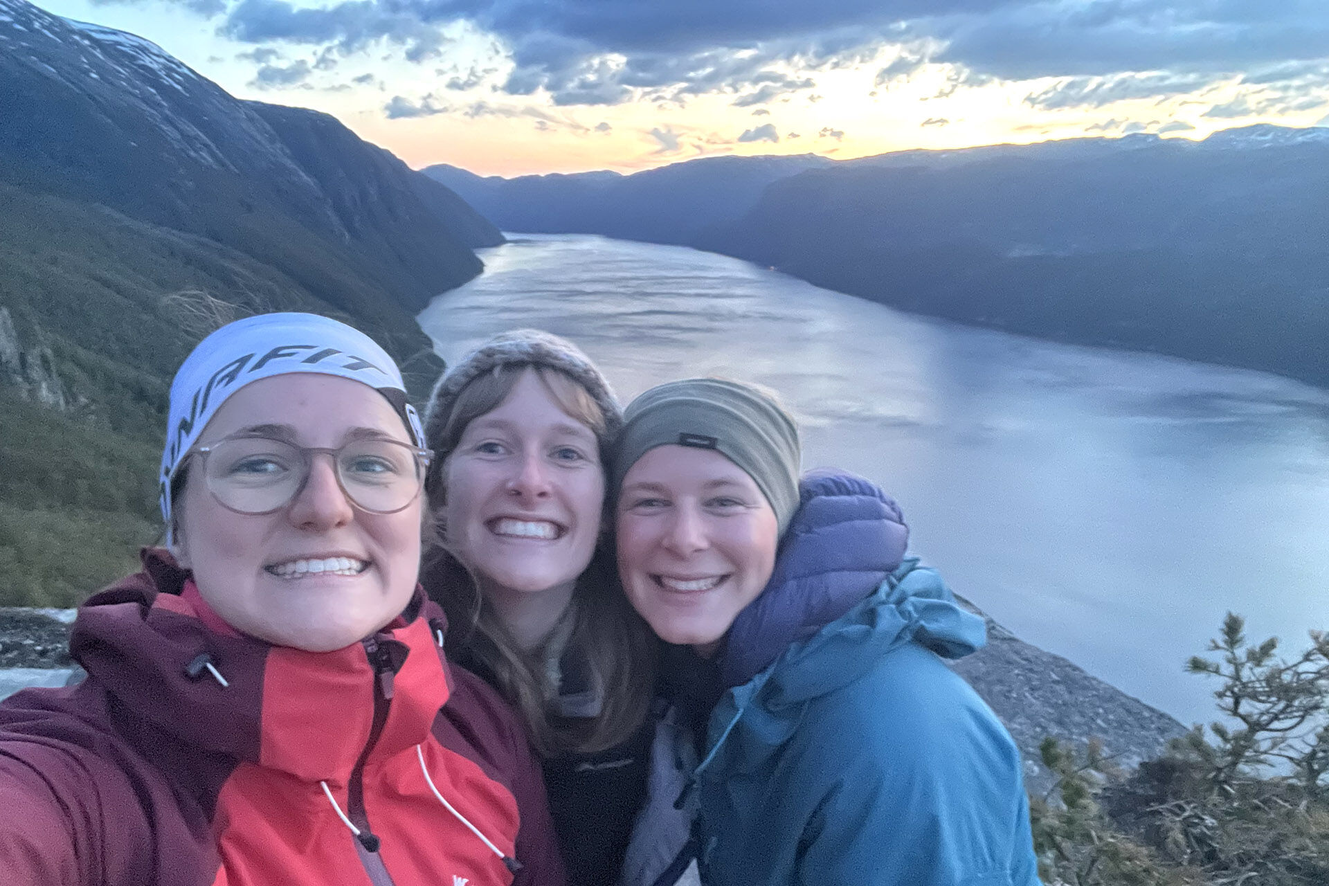 Image may contain: Smile, Happiness, Mountainous landforms, Mountain, Highland.