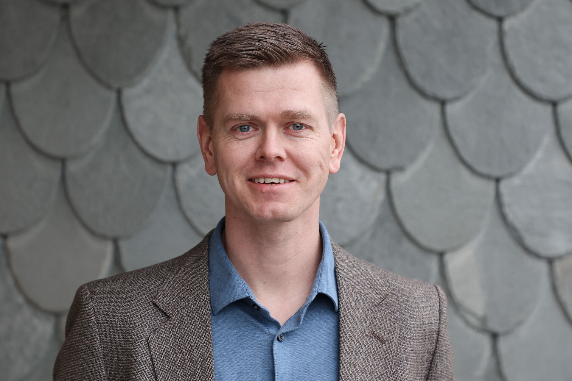 Portait of PhD candidate Andreas Tjomsland