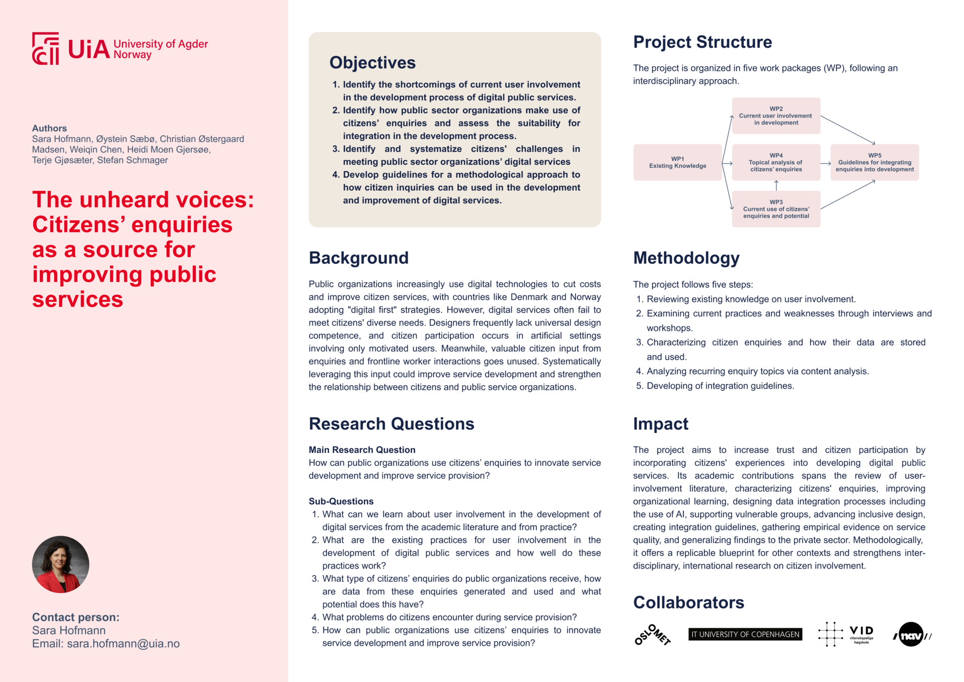 The project poster