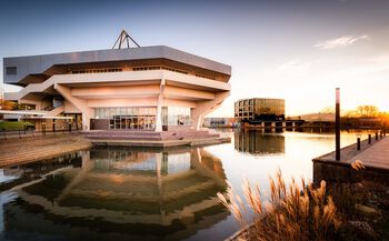 Lake ,Reflection ,Engineering ,Reservoir ,Headquarters.