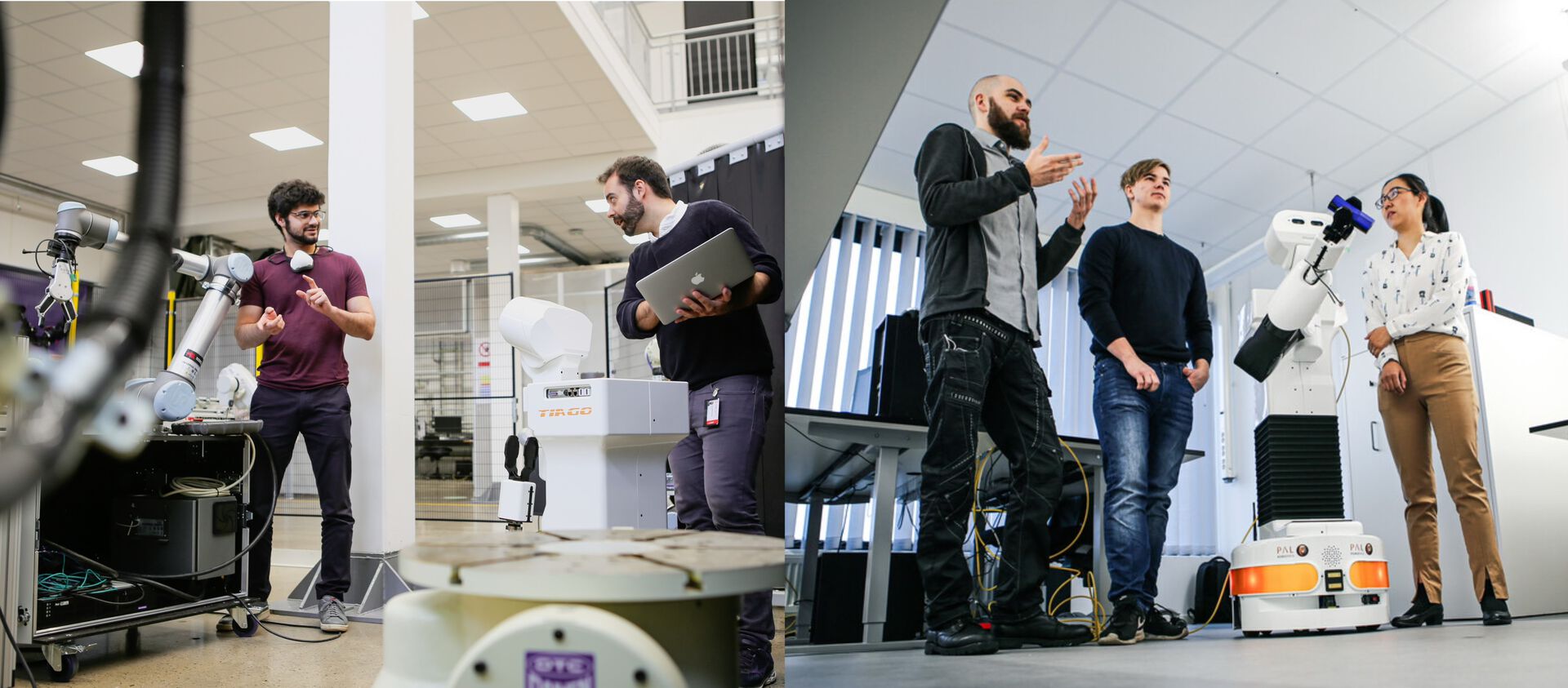Illustrasjonsfoto av mann som styrer en robotarm