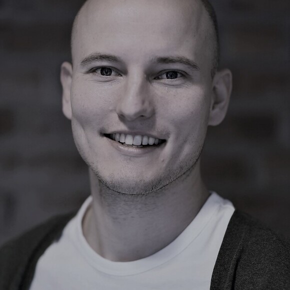 Nærbilde av Johan Kristian Andreassen