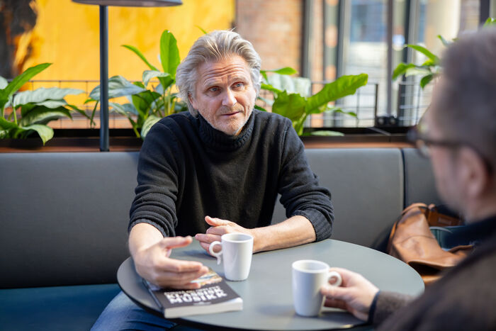 Photo shows the musician and researcher Nils Harald Sødal.