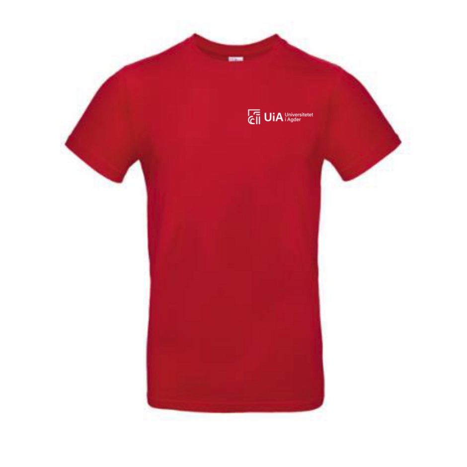 Tskjorte med UiA logo