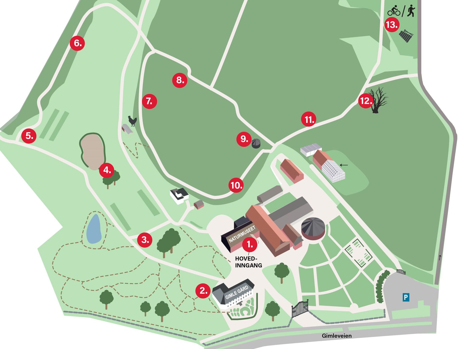 kart over natursti-postene
