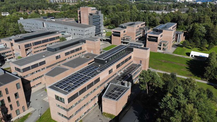 Foto av campus Kristiansand