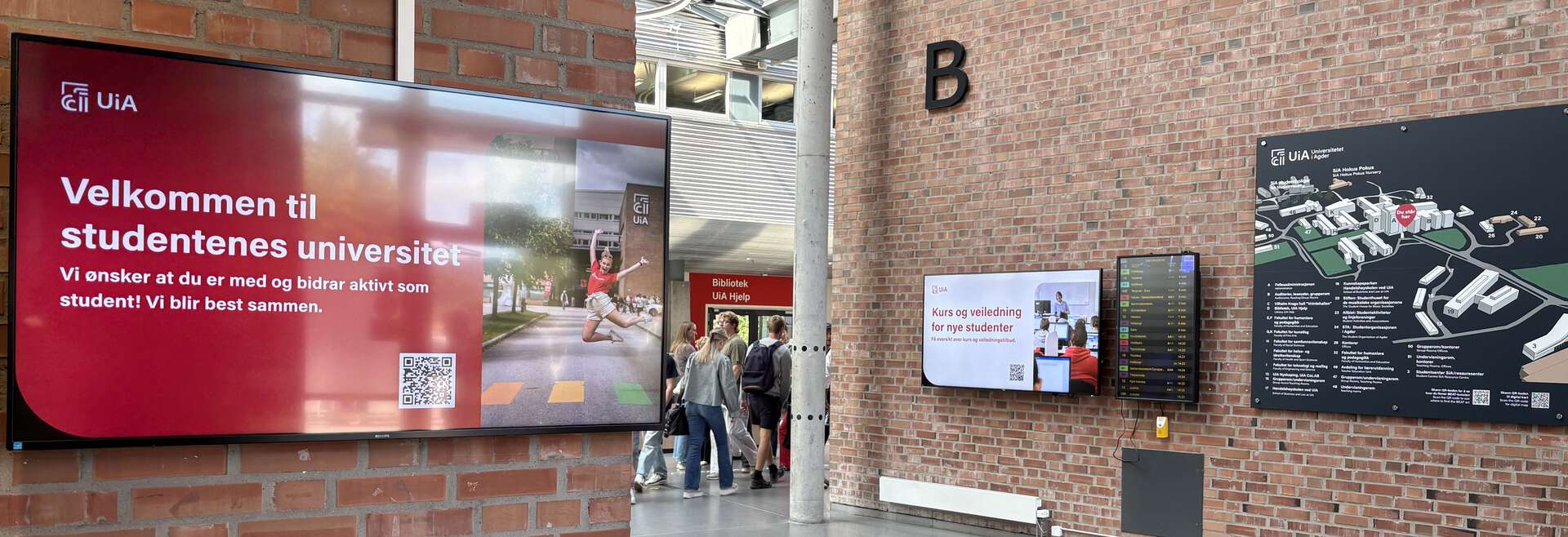 Bilde av en infoskjerm