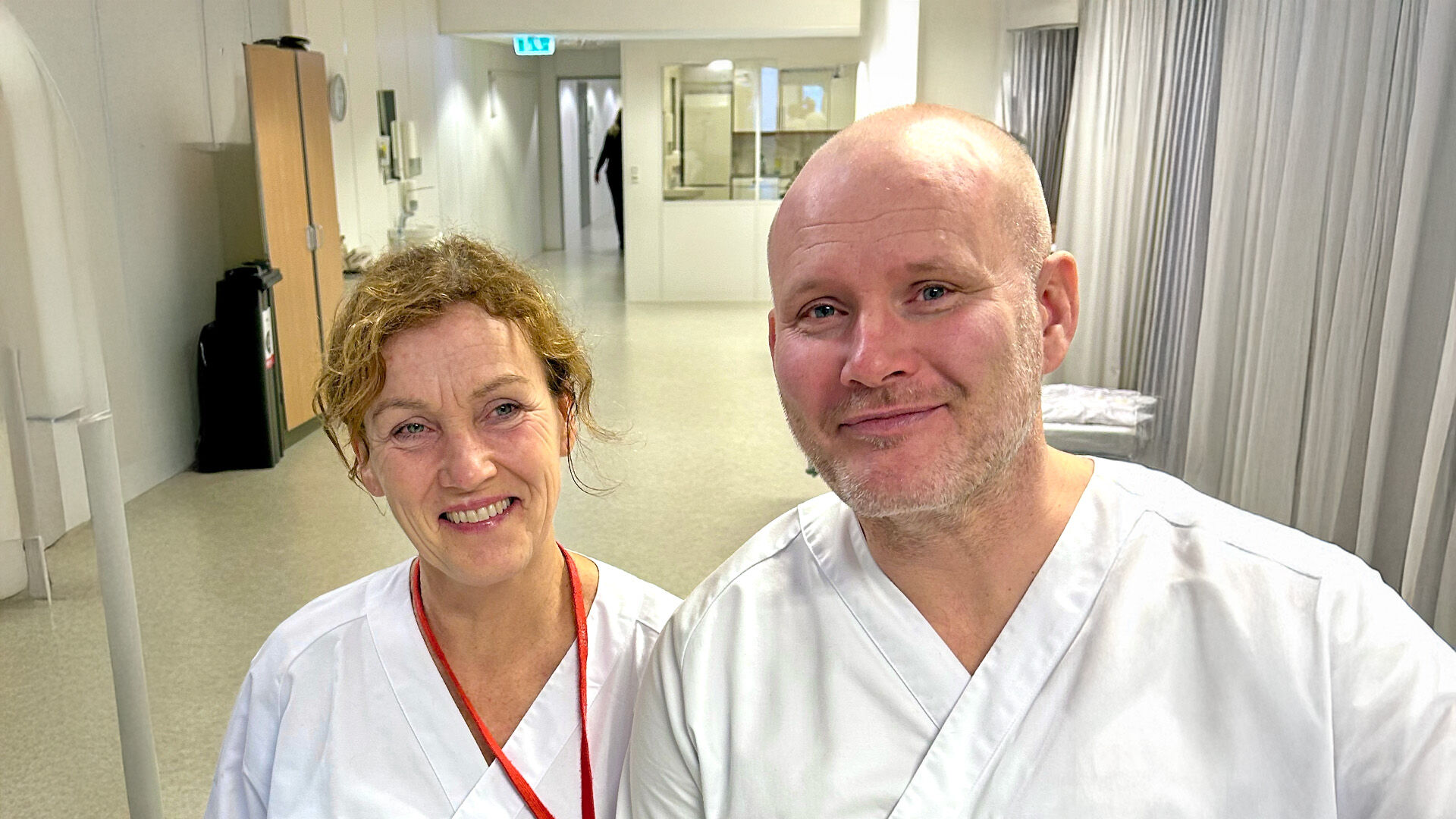 Koordinator for simulering og klinikklaboratorium Terje Håkon Kvarsnes og emneansvarlig i Grimstad Åse Ribe Johnsen