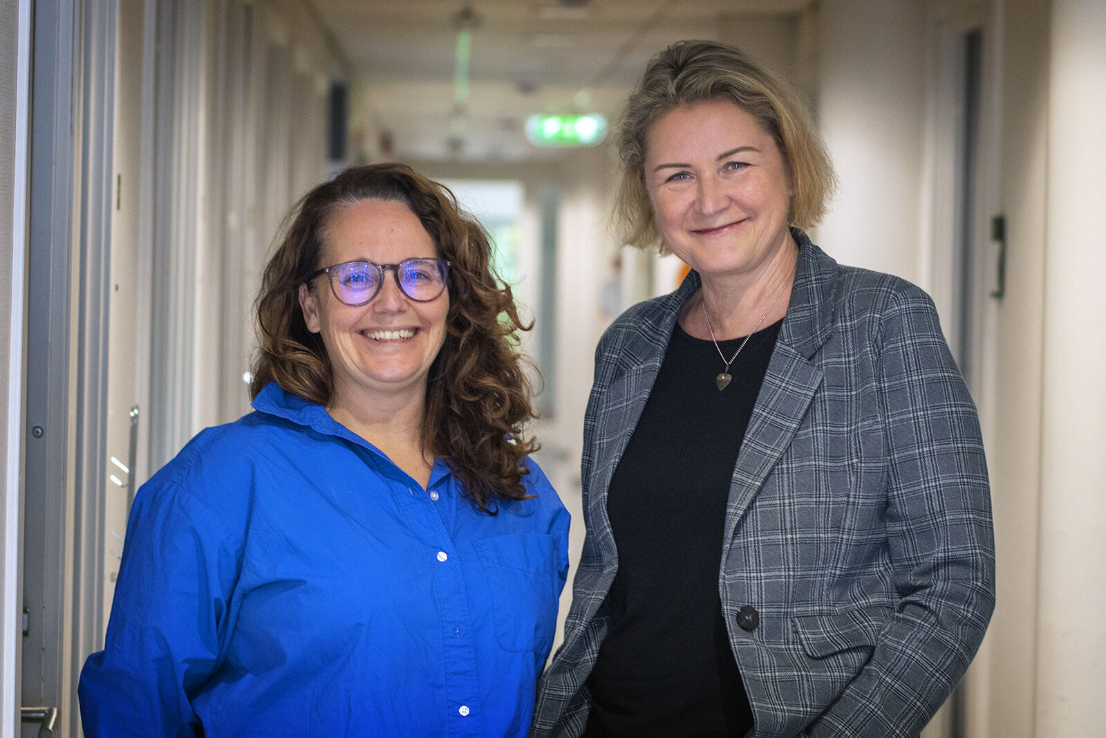 Bildet viser Anita Paulsen og Migle Helmersen.