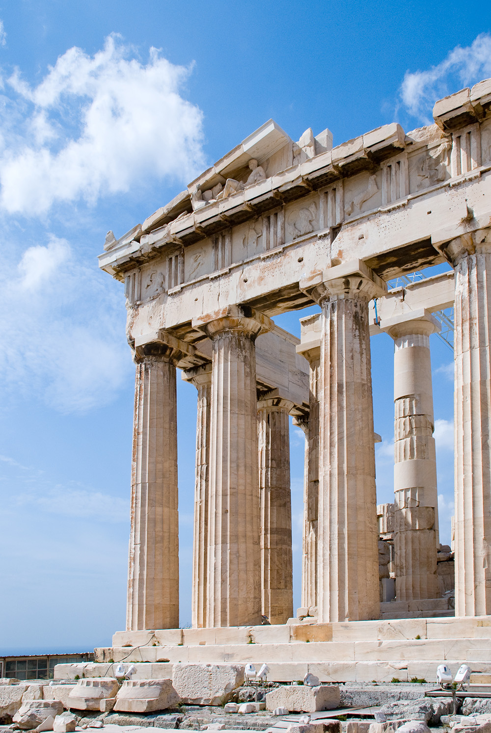Del av Acropolis, Hellas