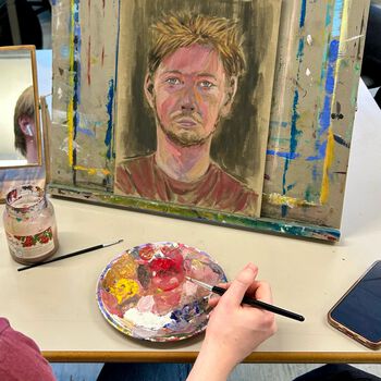 visuell kunst ,kunstmaling ,maling ,maleri ,portrett.