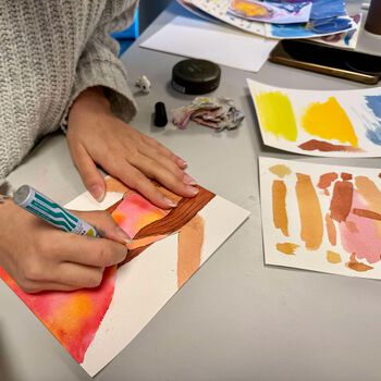 papir ,artist ,oransje ,skriveredskap ,kunstmaling.
