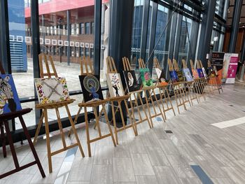 Bilde fra kunstprosjekt i Grimstad. Foto: Ole Kristian Herwell