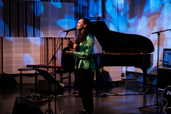 mikrofon ,musiker ,musikkinstrument ,tilbehør til musikkinstrumenter ,blå.