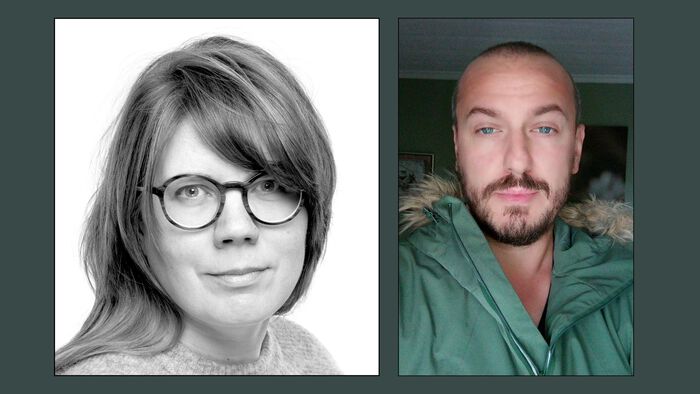Portrett av Elmedin Zunic og Nina Björkendal