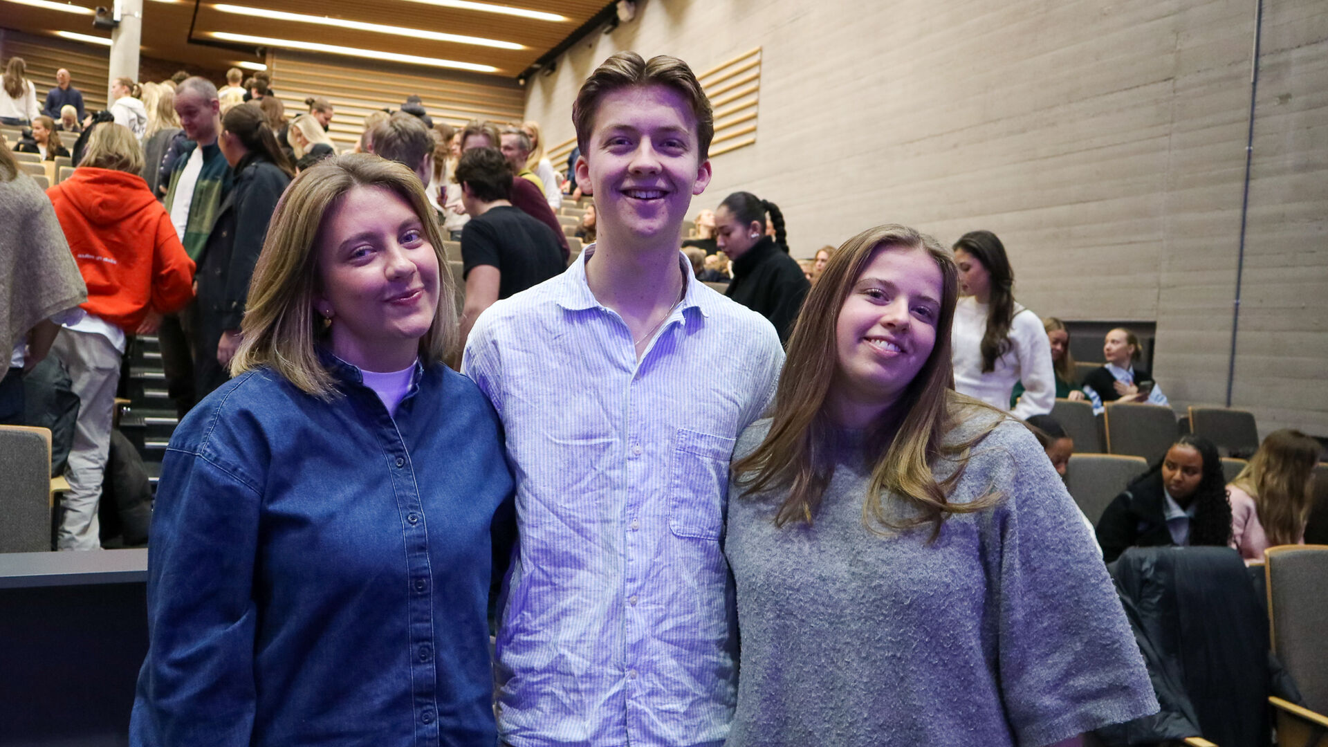 De tre elevene som vant i 2025