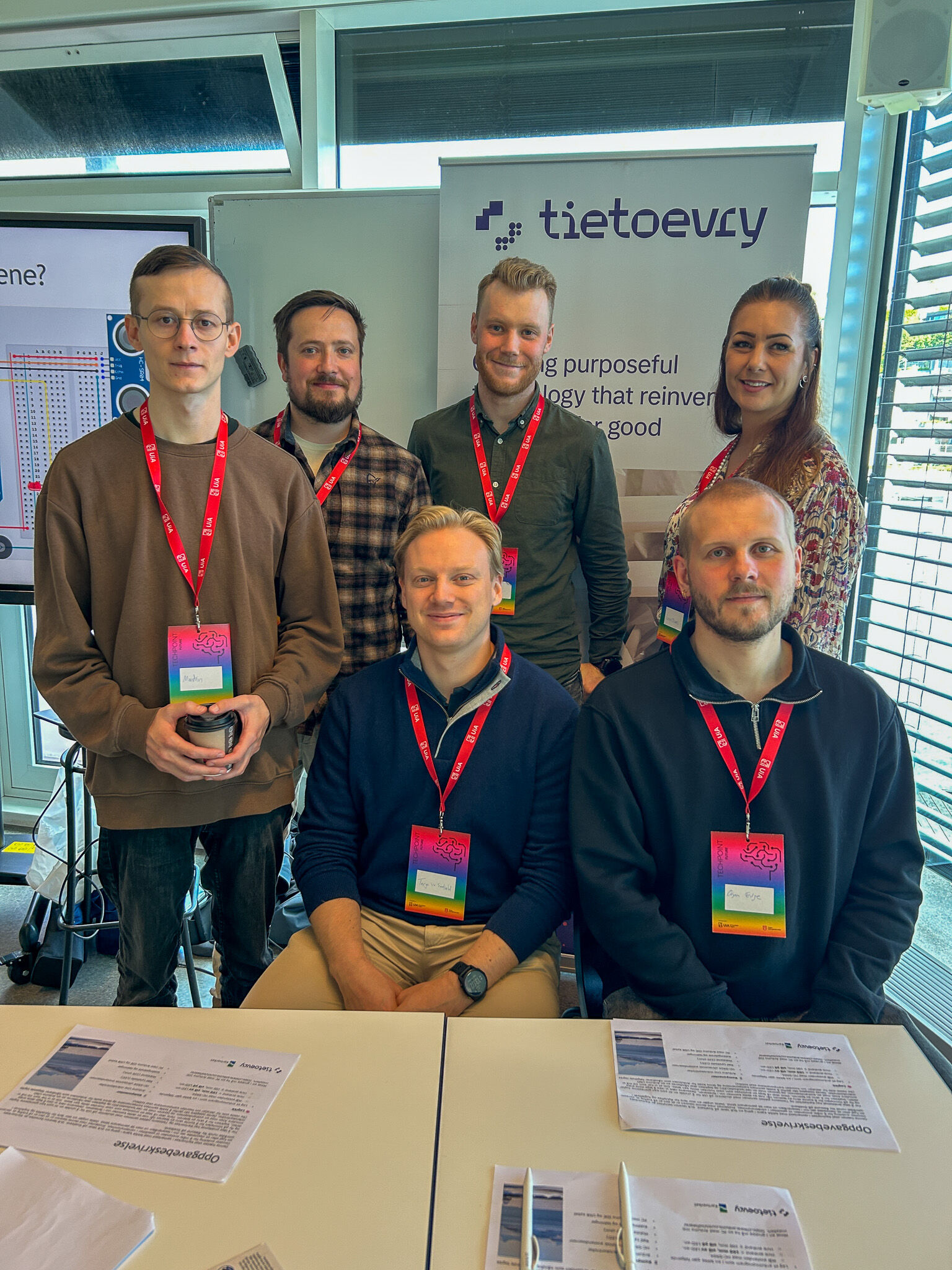 Gruppebilde med studenter