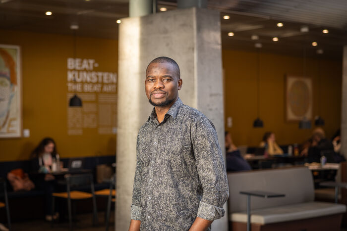 Photo of the researcher at campus