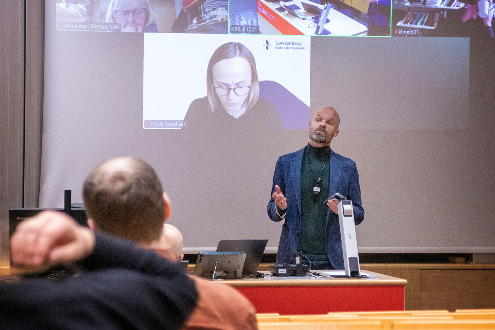 Bildet viser instituttleder Dag Tomas Sagen Johannesen.