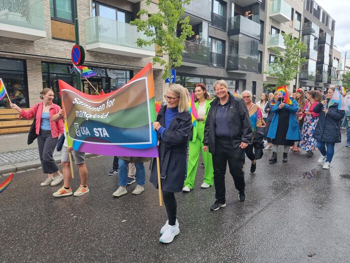UiA is taking part in the Kristiansand Pride Parade in 2023