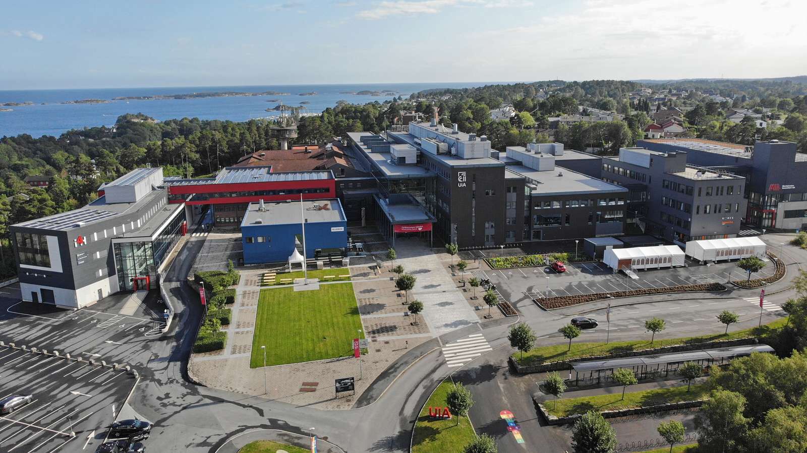 Oversiktsbilde Campus Grimstad
