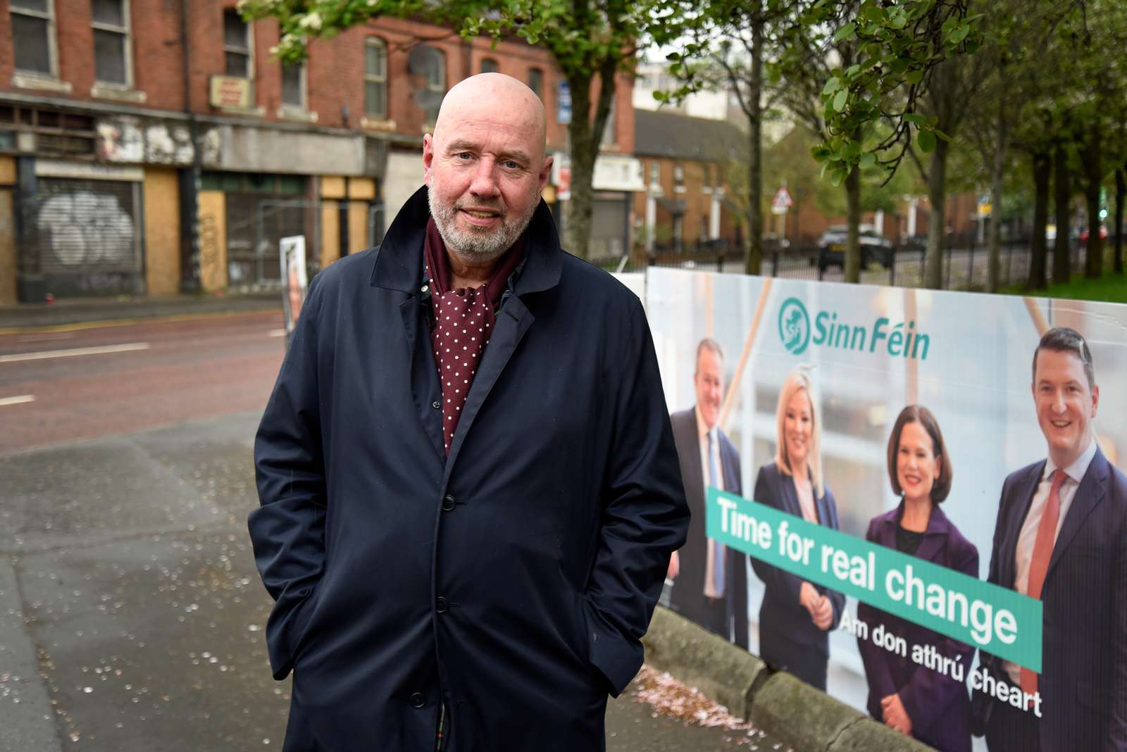 Foto av Erik Mustad i Belfast