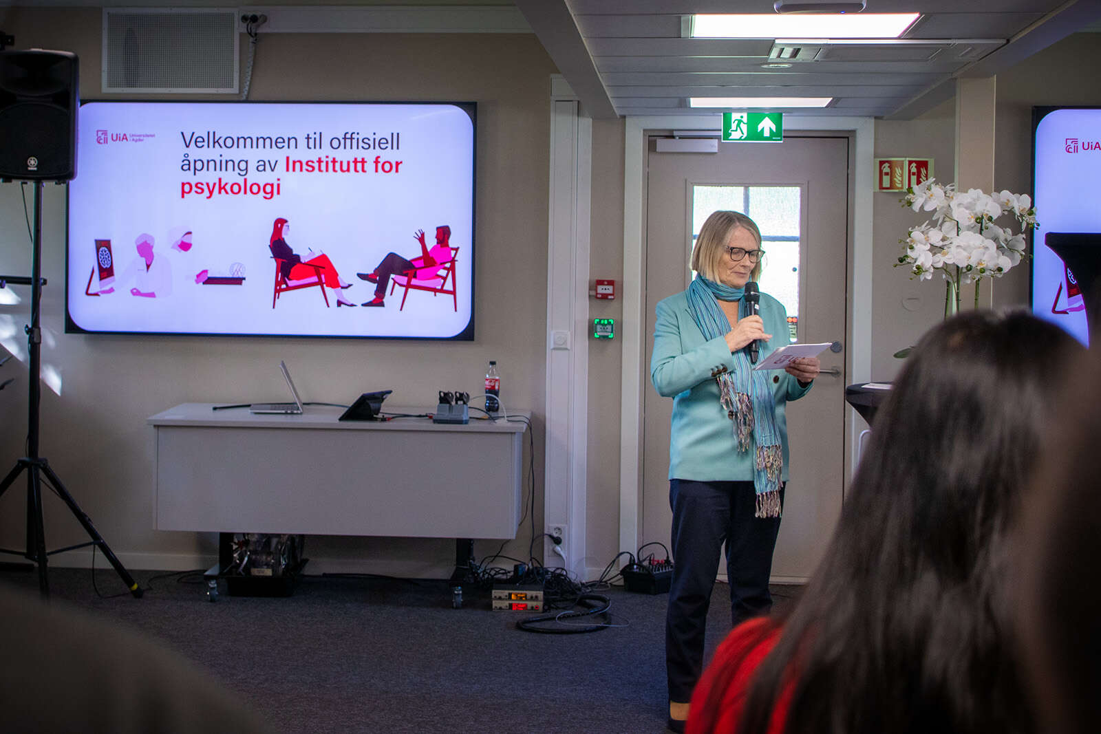 Bildet visar UiA-rektor Sunniva Whittaker.