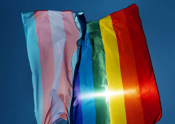 Illustration of a Pride flag