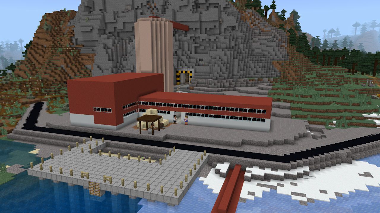 Skjermbilde av oppdraget i Minecraft