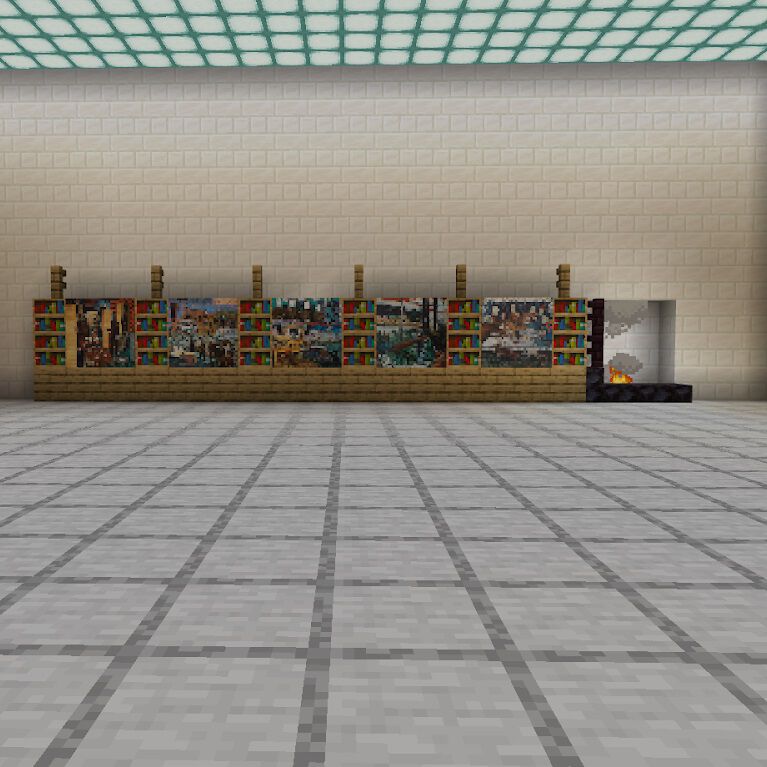 Skjermbilde av oppdraget i Minecraft