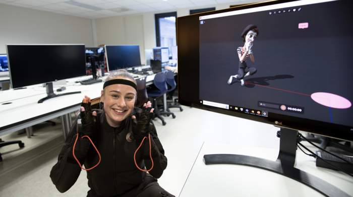 Portrett av en kvinnelig student