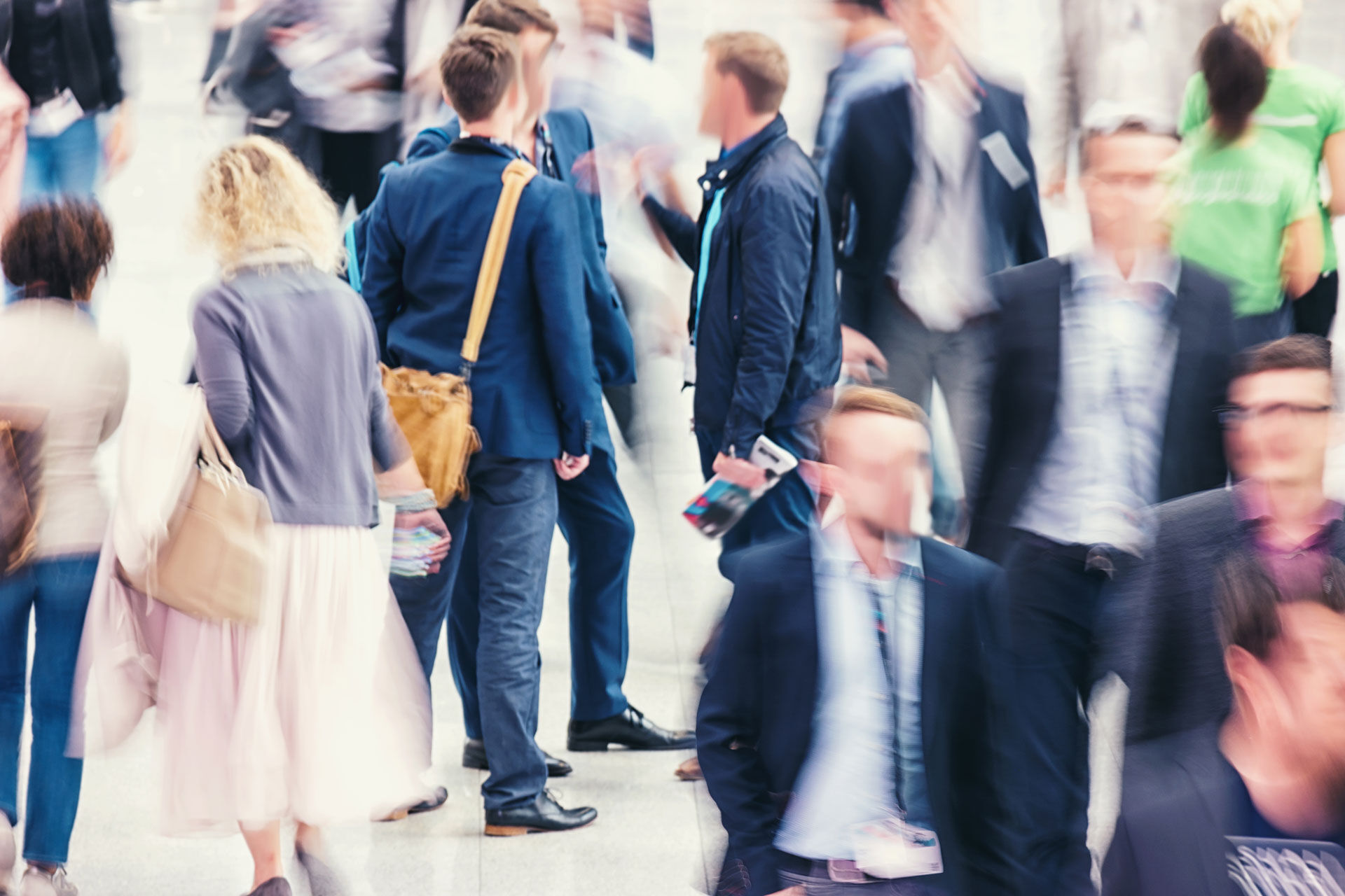 Photo of a crowd of people