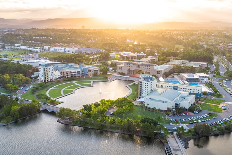 Birdseye view of the campus