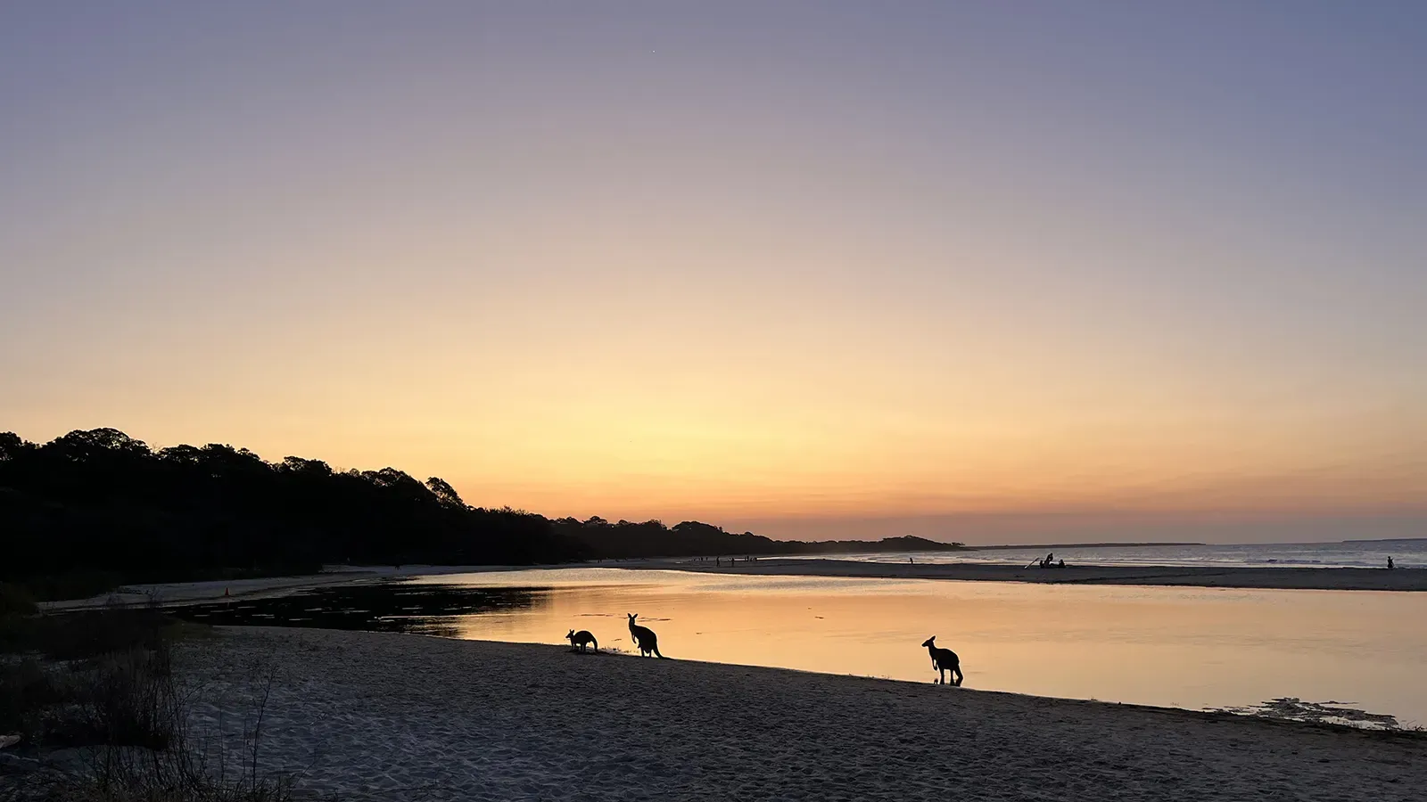 Bildet kan inneholde: vann, strand, skumring, horisont, solnedgang.
