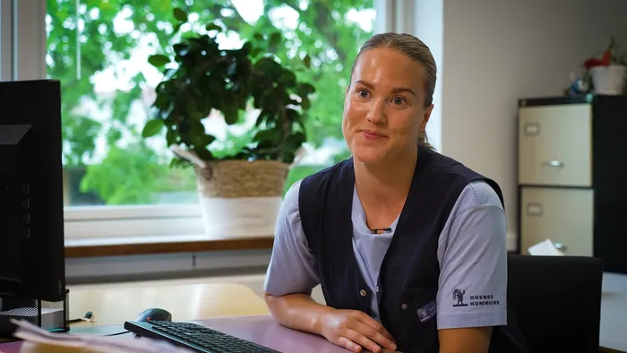 Studenter i sola på utveksling i danmark
