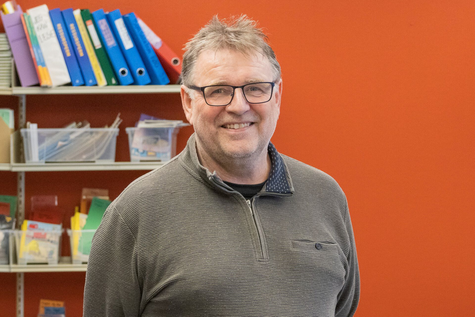 Asle Kregnes, undervisningsinspektør i Kristiansand kommune. Asle trives godt på studiet og anbefaler videreutdanning ved UiA.